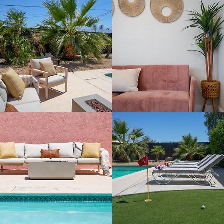 The Pink Cactus - Desert Retreat - Luxe Pool, Golf & Game Room อินดิโอ ภายนอก รูปภาพ