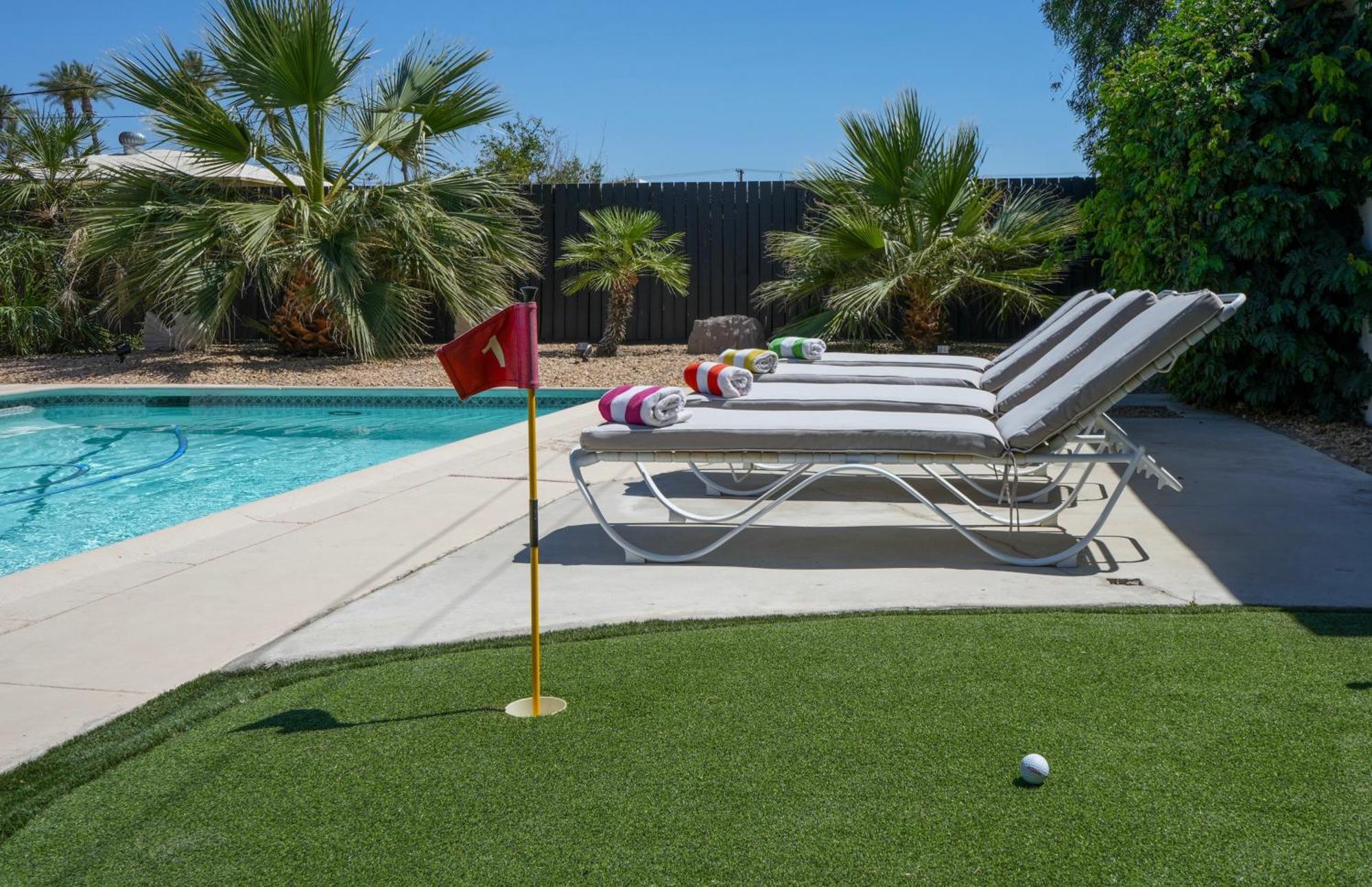 The Pink Cactus - Desert Retreat - Luxe Pool, Golf & Game Room อินดิโอ ภายนอก รูปภาพ